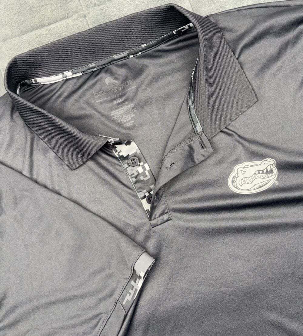 Colosseum Florida Gators OHT Operation Hat Trick Polo Shirt 3XL Camo Tactical